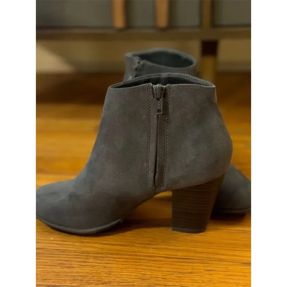 Old Navy Suede Ankle Boots - Picture 7 of 14